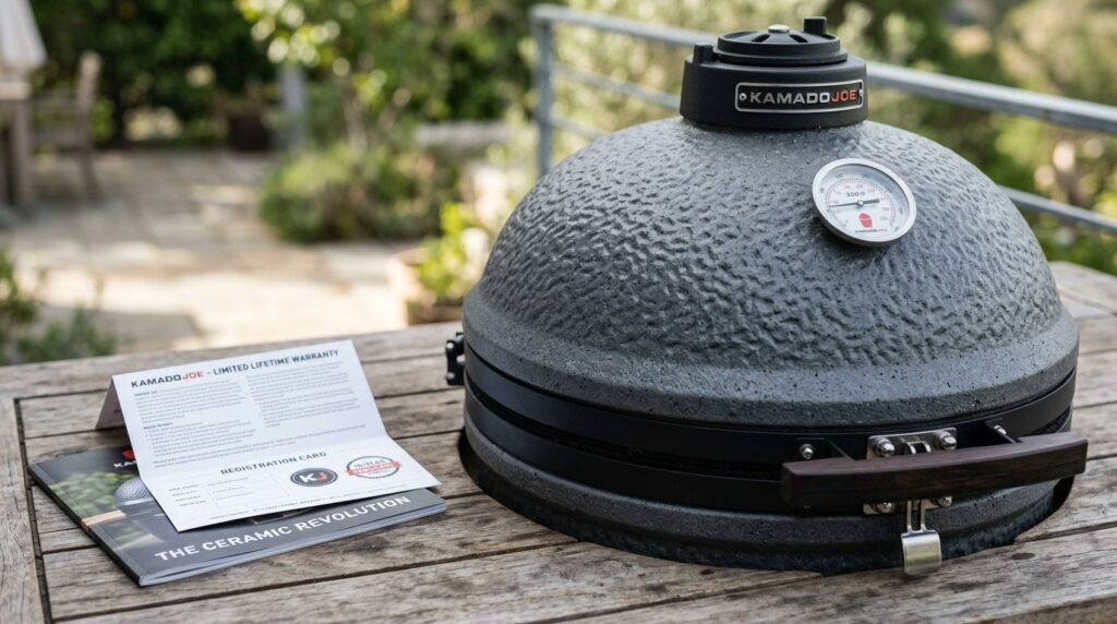 Close-up professional product photograph of ceramic oven ext