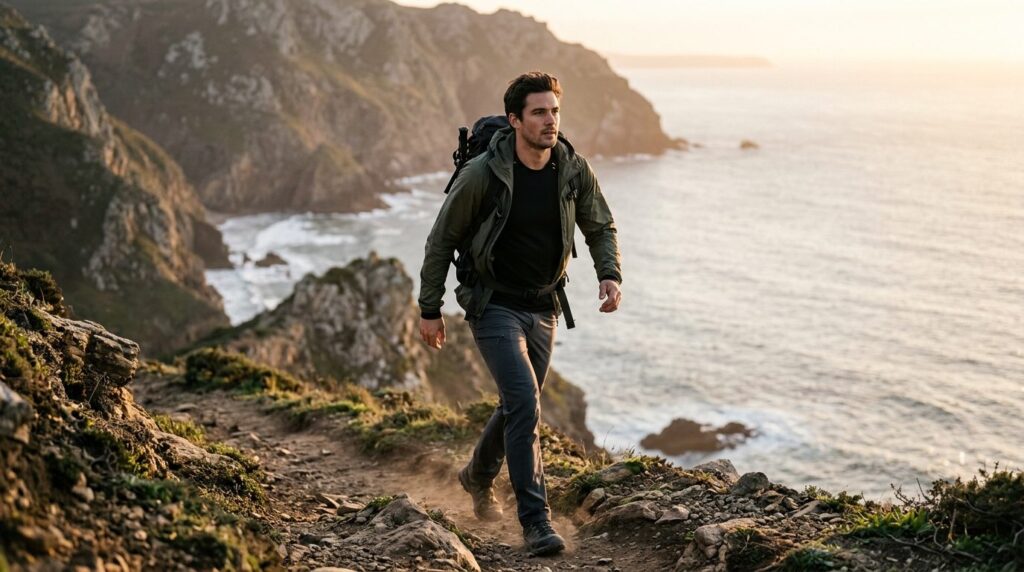 Action lifestyle photography, 16:9 aspect ratio, stock photo